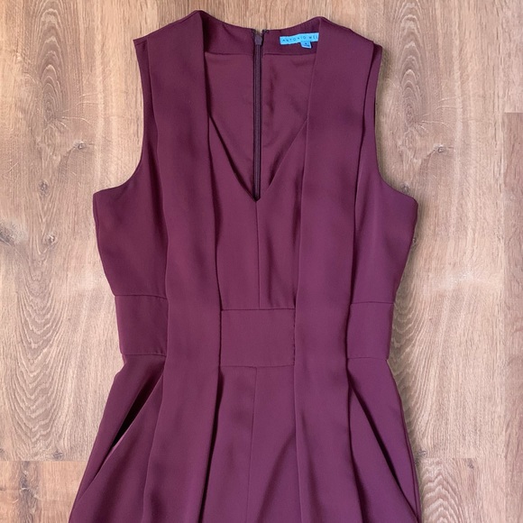 Antonio Milani Maroon Jumpsuit - Picture 2 of 6